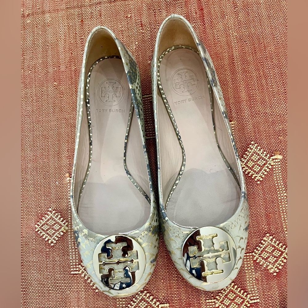 Tory Burch Ballet Flats Snakeskin 7.5